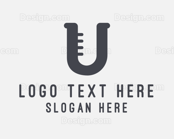 Letter U Flask Logo