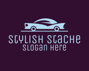 Stylish Blue Car logo design