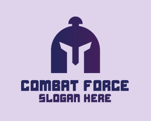 Purple Gladiator Helmet  logo