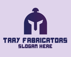 Purple Gladiator Helmet  logo