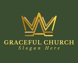 Elegant Modern Crown logo