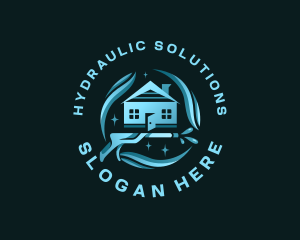 Home Hydro Pressure Wash logo design
