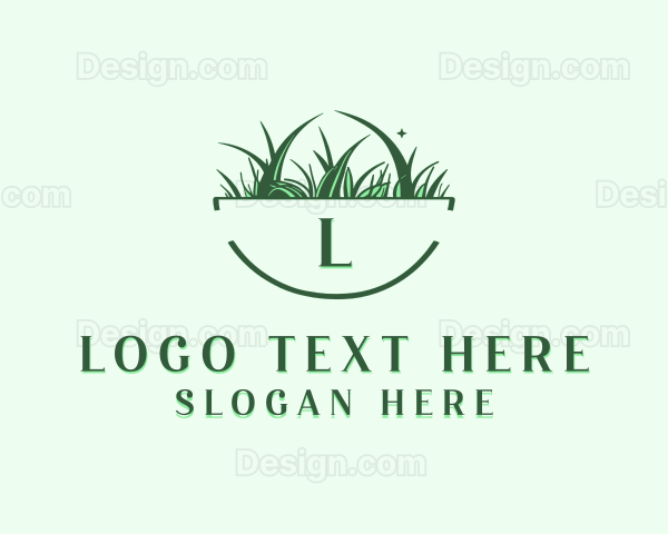 Gardening Grass Lawn Logo