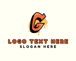 Orange Urban Letter G  logo