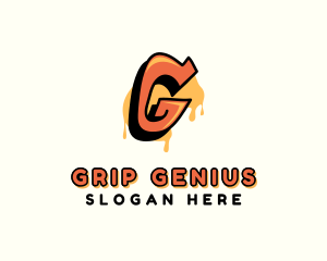 Orange Urban Letter G  logo design