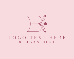 Floral Boutique Letter B Logo