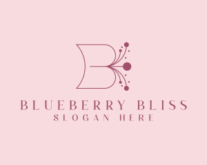 Floral Boutique Letter B logo design