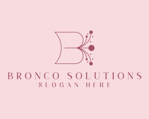 Floral Boutique Letter B logo design