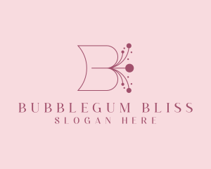 Floral Boutique Letter B logo design