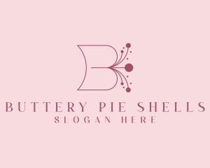 Floral Boutique Letter B logo design