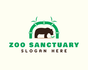 Bamboo Bear Zoo logo design