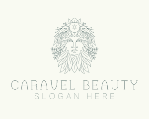 Nature Beauty Wellness logo design