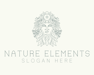 Nature Beauty Wellness logo design