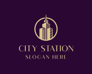 City Tower Building logo design