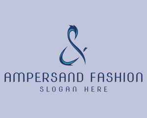 Stylish Ampersand Symbol logo