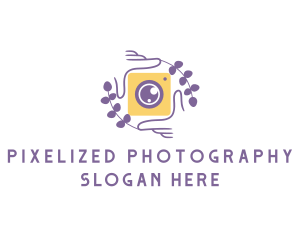 Camera Hand Angle Photography logo design