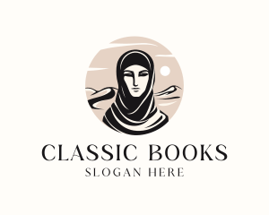 Traditional Arab Woman logo