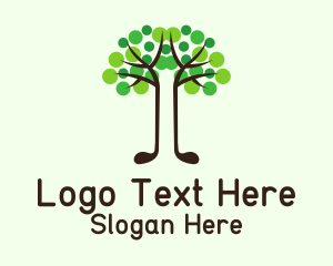 Eco Golf Tree logo