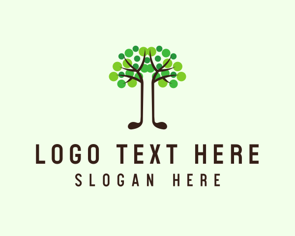 Eco Golf Tree logo