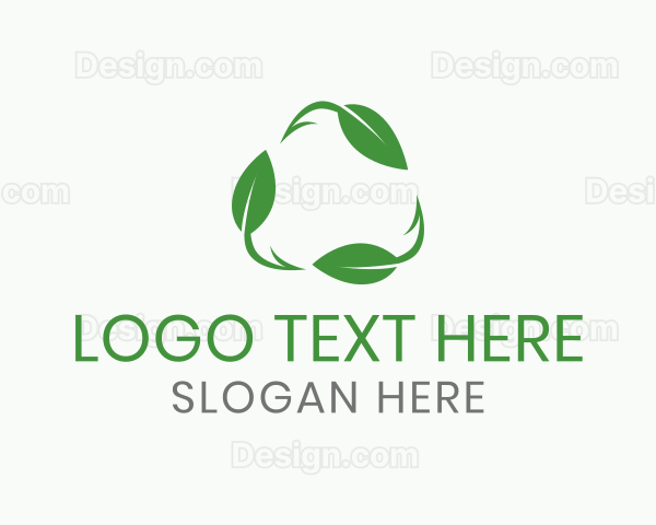 Organic Leaf Recycle Logo