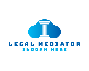 Legal Pillar Cloud logo design