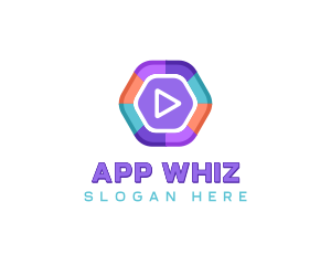 Video Streaming App  logo design