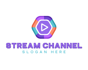 Video Streaming App  logo design