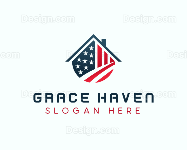 Home Patriotic Veteran Logo