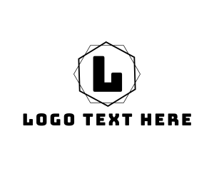 Sophisticated - Geometric Hexagon Boutique logo design