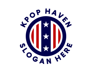 Patriotic Shield Badge logo design