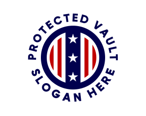 Patriotic Shield Badge logo design