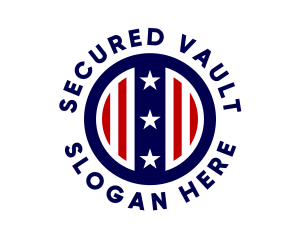 Patriotic Shield Badge logo design