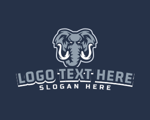 Mascot - Furious Elephant Esport logo design