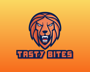 Angry Lion Varsity logo design