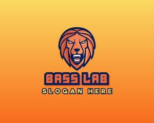 Angry Lion Varsity logo design