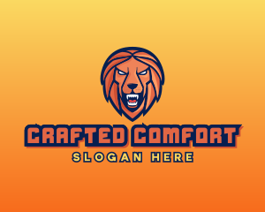 Angry Lion Varsity logo design