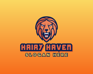 Angry Lion Varsity logo design