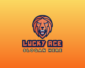 Angry Lion Varsity logo design