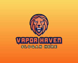 Angry Lion Varsity logo design