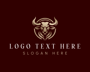 Premium Bull Horn Logo