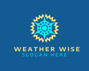 Sun Snow Weather logo