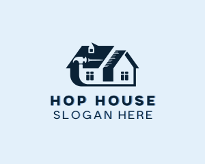 House Construction Tools logo design