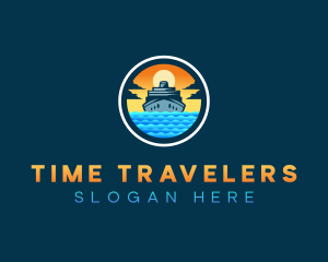 Cruise Travel Vacation logo design