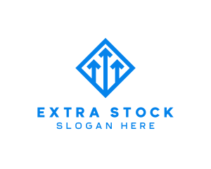 Stock Broker Arrow  logo design