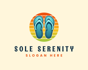 Retro Beach Sandals logo