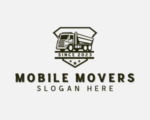 Construction Delivery Truck logo design