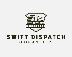 Construction Delivery Truck logo design