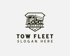 Construction Delivery Truck logo design