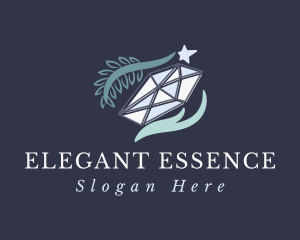 Hand Branch Diamond logo design