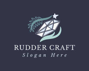 Hand Branch Diamond logo design